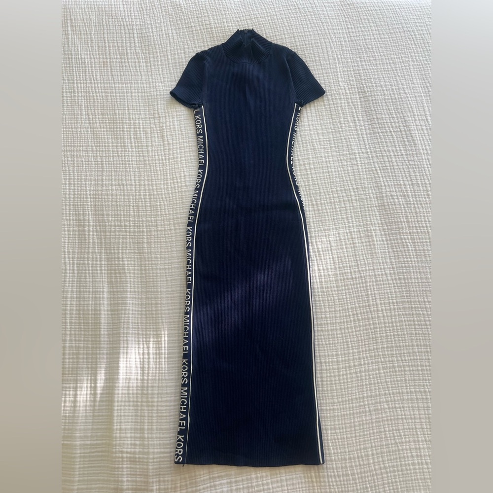Michael Kors Deep Blue Maxi Dress